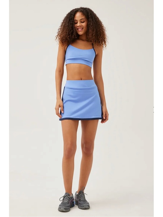 Outdoor Voices Dresses & Skirts - Outdoor Voices Light Blue and Navy Skort Set SKIRT SMALL BRA MEDIUM